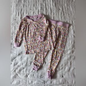 Little Sleepies - Rainbow Print Kids Pajamas